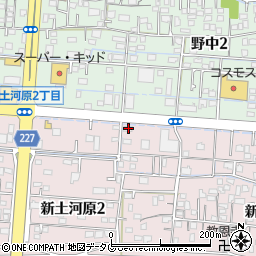 熊本県熊本市西区新土河原2丁目1-33周辺の地図