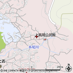 長崎県長崎市高尾町24周辺の地図