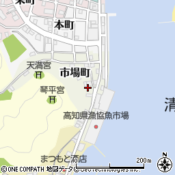 高知県土佐清水市市場町6-11周辺の地図