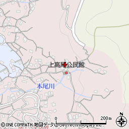 長崎県長崎市高尾町24-17周辺の地図