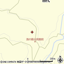 熊本県上益城郡御船町田代6834周辺の地図