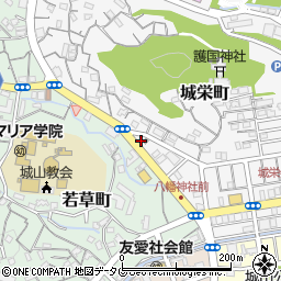 長崎県長崎市城栄町32-9周辺の地図