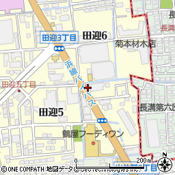 企業連ビル周辺の地図