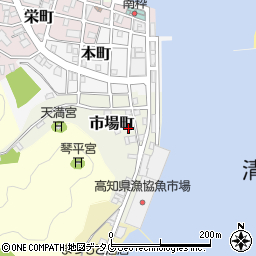 高知県土佐清水市市場町6-8周辺の地図