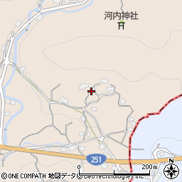 長崎県長崎市川内町327周辺の地図