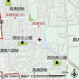 永田シロアリ研究所　熊本営業所周辺の地図