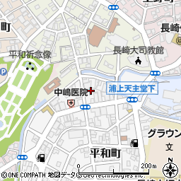 田川精肉店周辺の地図