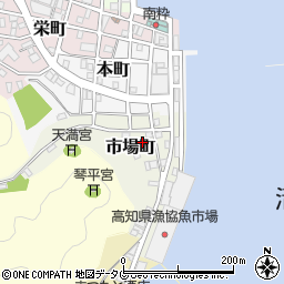 高知県土佐清水市市場町6-6周辺の地図