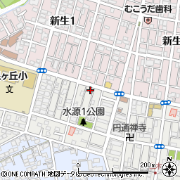 株式会社竹谷商事　熊本営業所周辺の地図
