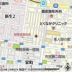 〒862-0903 熊本県熊本市東区若葉２丁目の地図