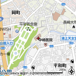 長崎少年鑑別所周辺の地図