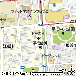 クラフトハートトーカイ・熊本南店周辺の地図