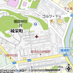 長崎県長崎市城栄町41-9周辺の地図