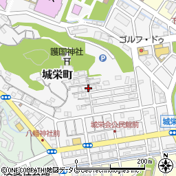 長崎県長崎市城栄町周辺の地図