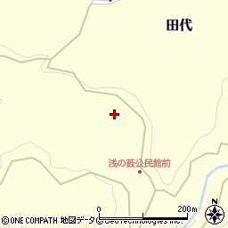 熊本県上益城郡御船町田代6842周辺の地図