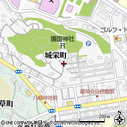 長崎県長崎市城栄町28周辺の地図