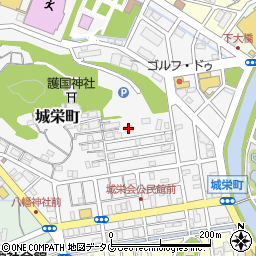 長崎県長崎市城栄町41-16周辺の地図