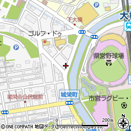 長崎県長崎市城栄町4-16周辺の地図