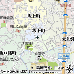 長崎県島原市坂下町7594周辺の地図