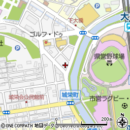 長崎県長崎市城栄町4周辺の地図