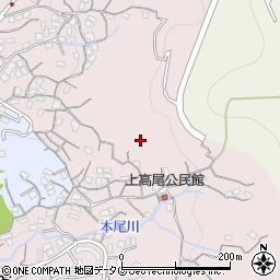 長崎県長崎市高尾町周辺の地図