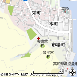 高知県土佐清水市市場町1-11周辺の地図