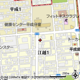 熊本平成郵便局周辺の地図