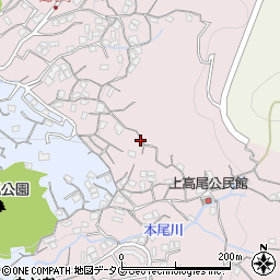 長崎県長崎市高尾町23-13周辺の地図