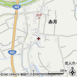 熊本県上益城郡益城町赤井1397周辺の地図