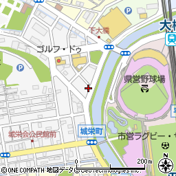 長崎県長崎市城栄町4-14周辺の地図