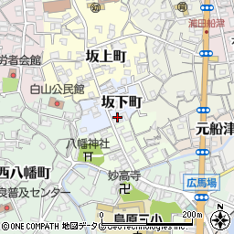 長崎県島原市坂下町7593周辺の地図