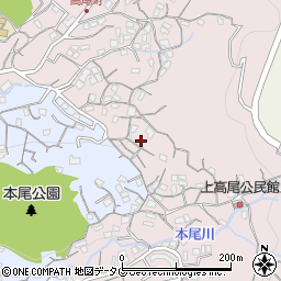 長崎県長崎市高尾町23-85周辺の地図