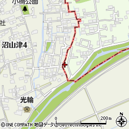 熊本県上益城郡益城町広崎728-6周辺の地図