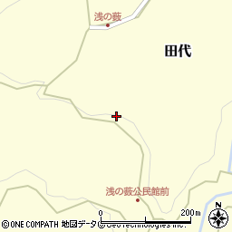 熊本県上益城郡御船町田代6852周辺の地図