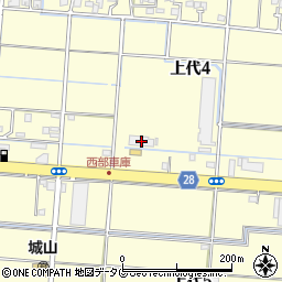 九州産交整備株式会社　本社周辺の地図
