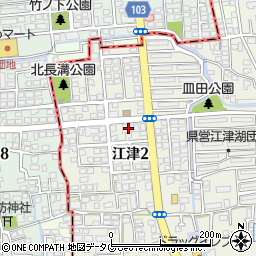 ジョイフル 江津店周辺の地図