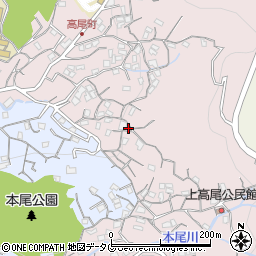長崎県長崎市高尾町20-14周辺の地図