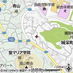 長崎県長崎市城栄町34-24周辺の地図