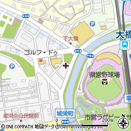 セブンイレブン長崎城栄町店周辺の地図