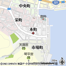 〒787-0326 高知県土佐清水市本町の地図