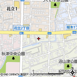 秋津斎場周辺の地図