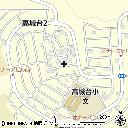 長崎県長崎市高城台周辺の地図