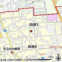 レガロアコンフォート熊本周辺の地図