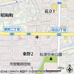 アップルコート東野２周辺の地図