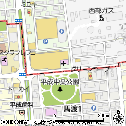 カラオケ クラブダム CLUB DAM 平成公園店周辺の地図