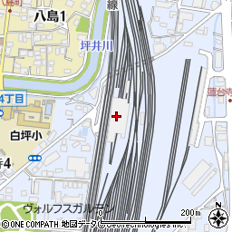JR九州メンテナンス株式会社　熊本車両事業所清掃周辺の地図