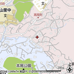 長崎県長崎市高尾町18周辺の地図
