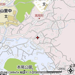 長崎県長崎市高尾町18-27周辺の地図