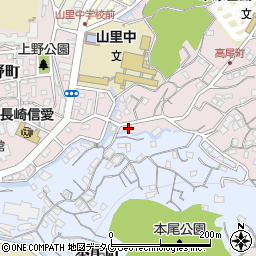 長崎県長崎市高尾町1-3周辺の地図