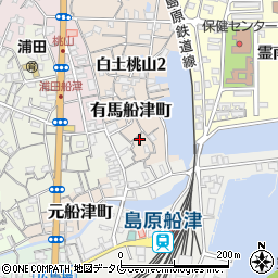長崎県島原市有馬船津町968周辺の地図